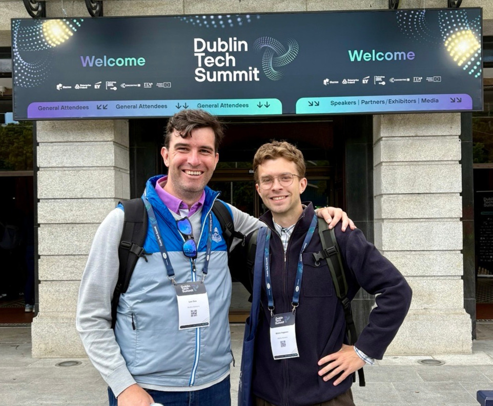 Leo and Misha at the Dublin Tech Summit